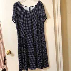 Talbots polka dot dress